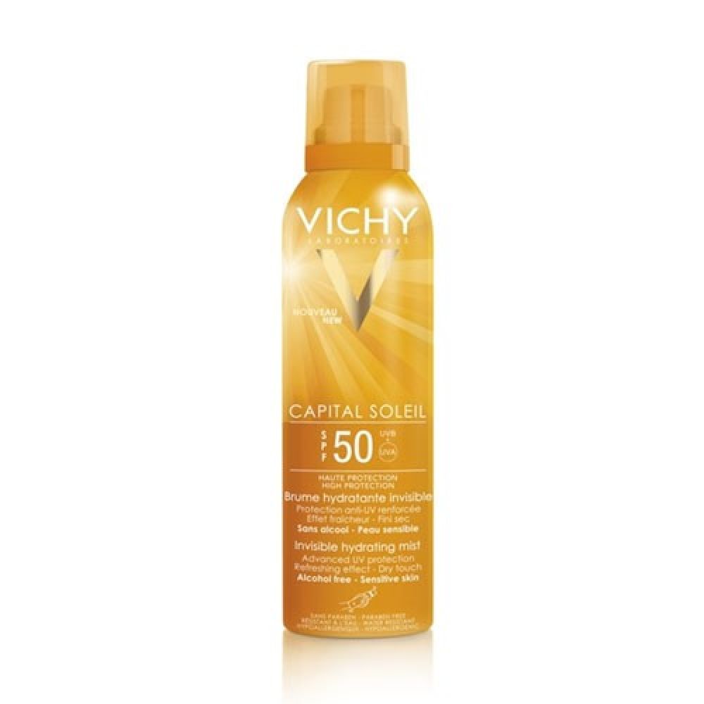 Виши Капиталь Солей спрей-вуаль увлажняющий SPF50 200мл М8074200