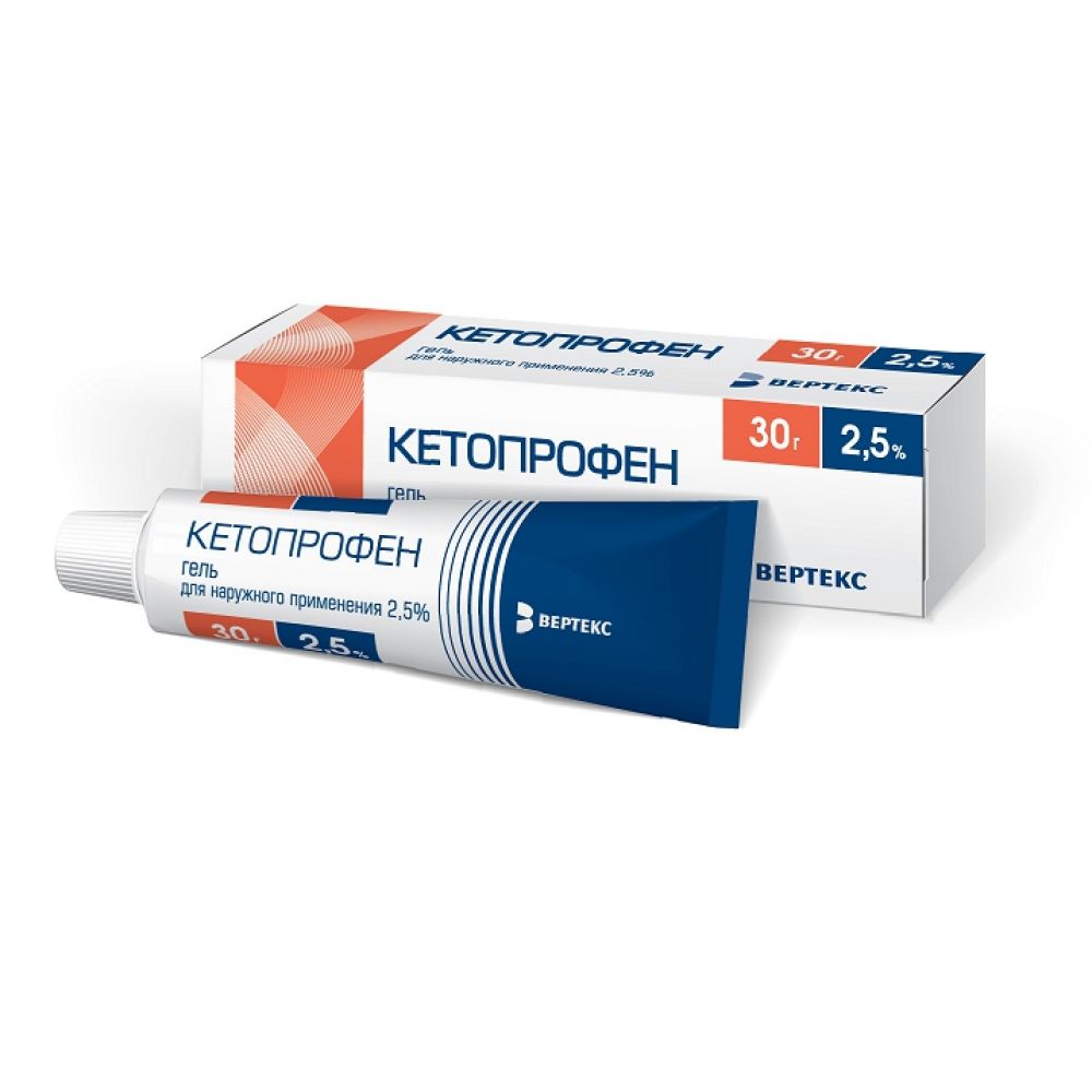Кетопрофен-Верте гель 2,5% 50г