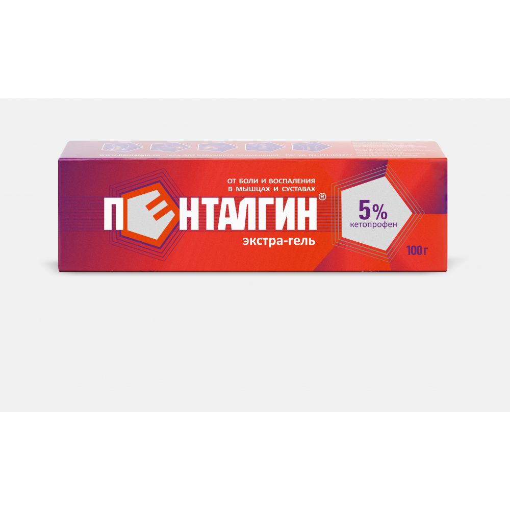 Пенталгин Экстра гель 5% 100г