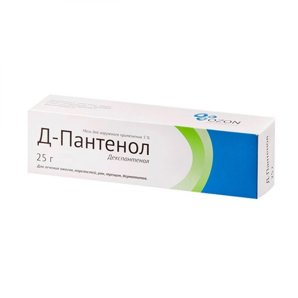 Д-Пантенол мазь д/наружн. прим. 5% 25г №1