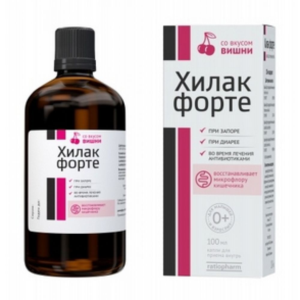 Хилак форте капли вишня 100мл