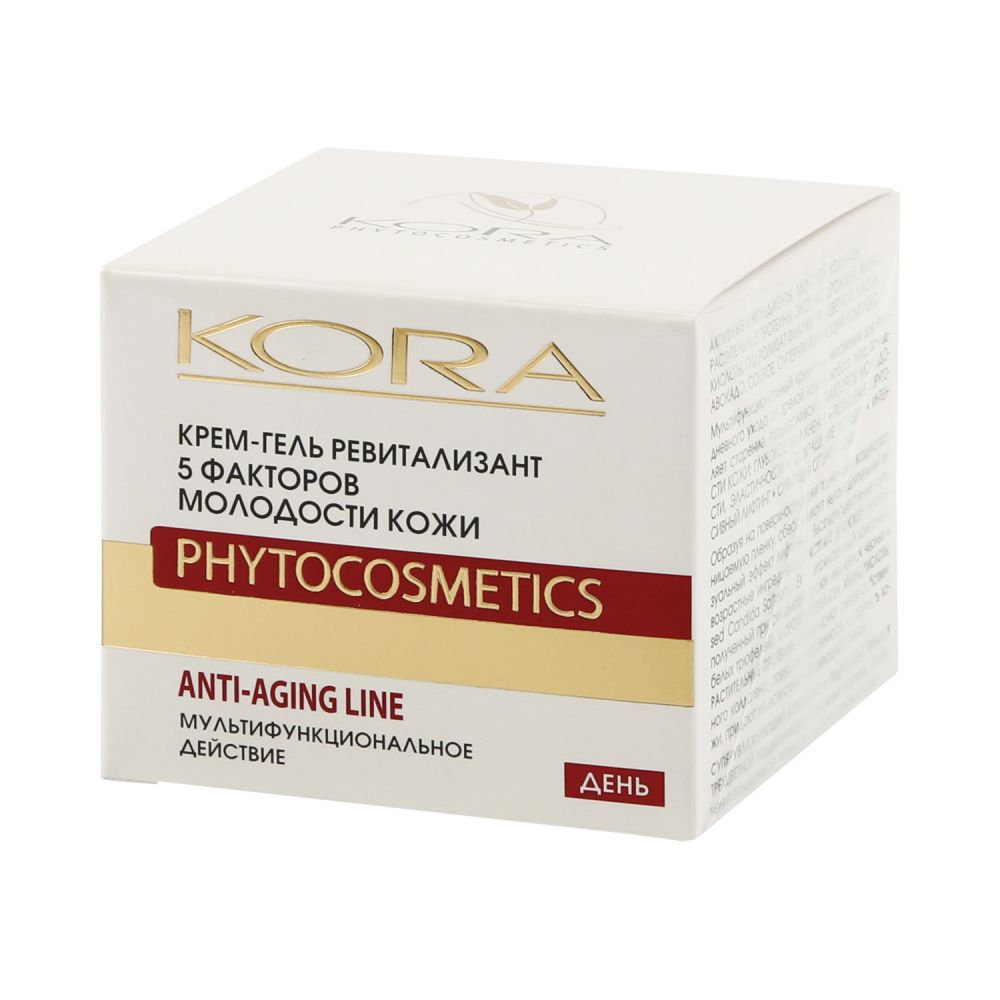 Кора крем-гель д/лица Ревитализант. 5 факторов молодости 50мл 44157