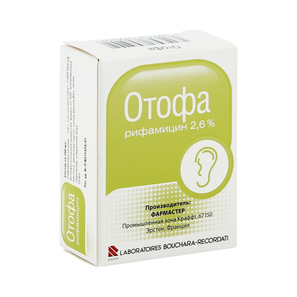 Отофа капли ушные 10мл