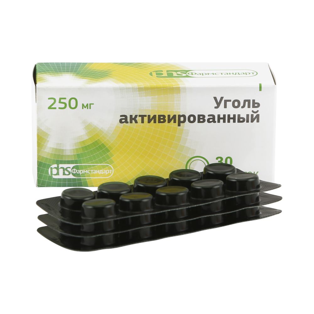 Уголь активированный таб. 0,25г №30