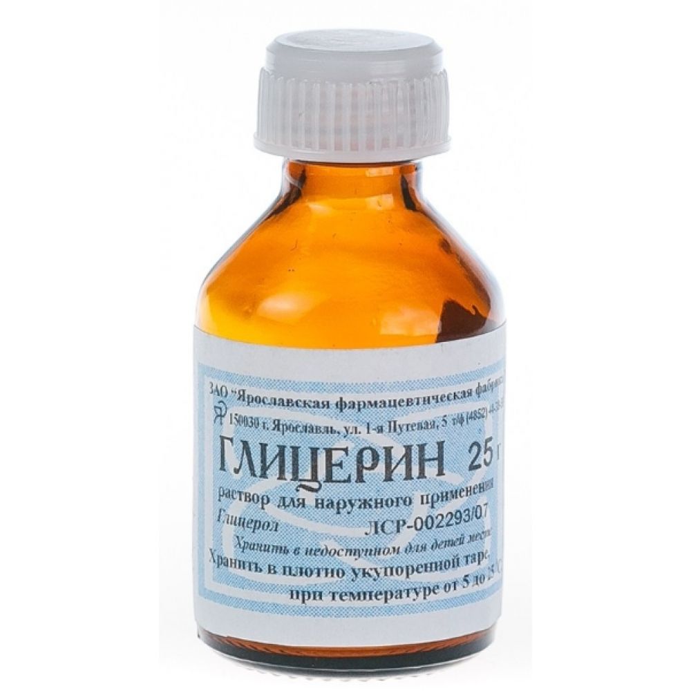 Глицерин р-р д/наруж.прим. 25г