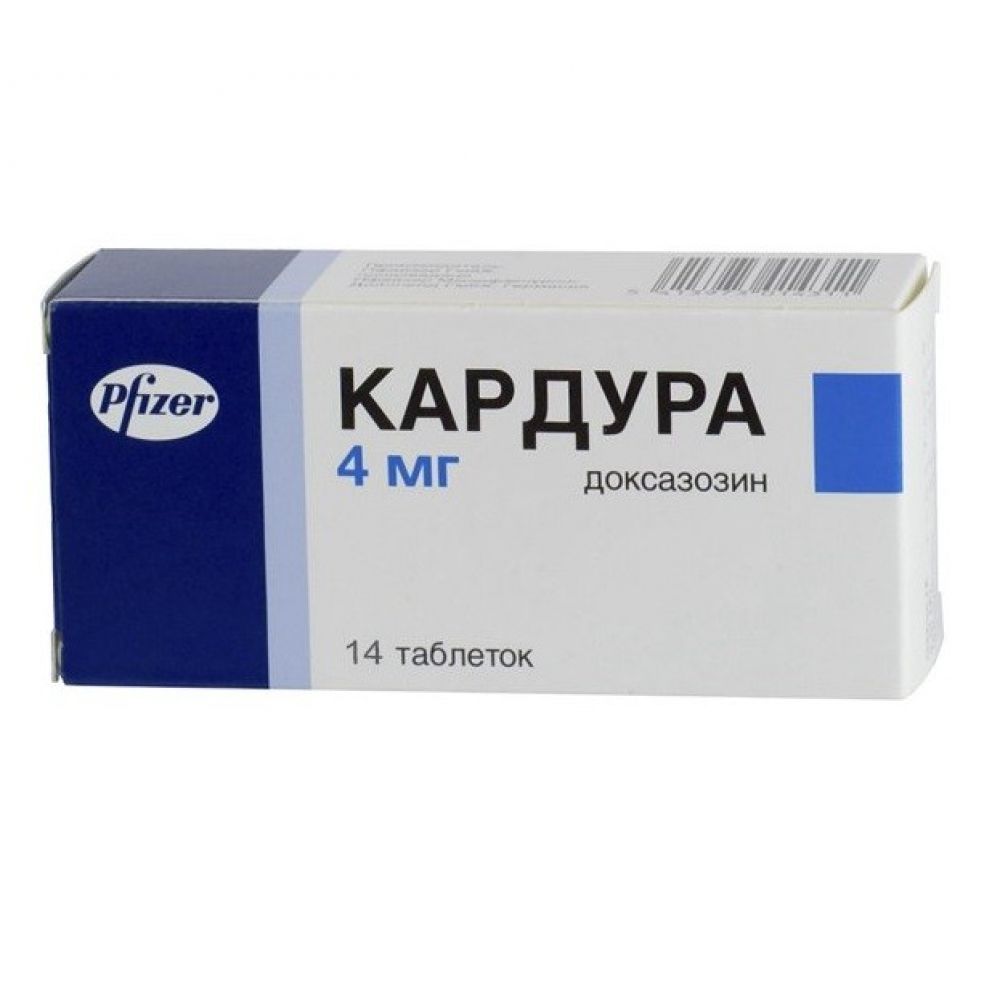Кардура таб. 4мг №14