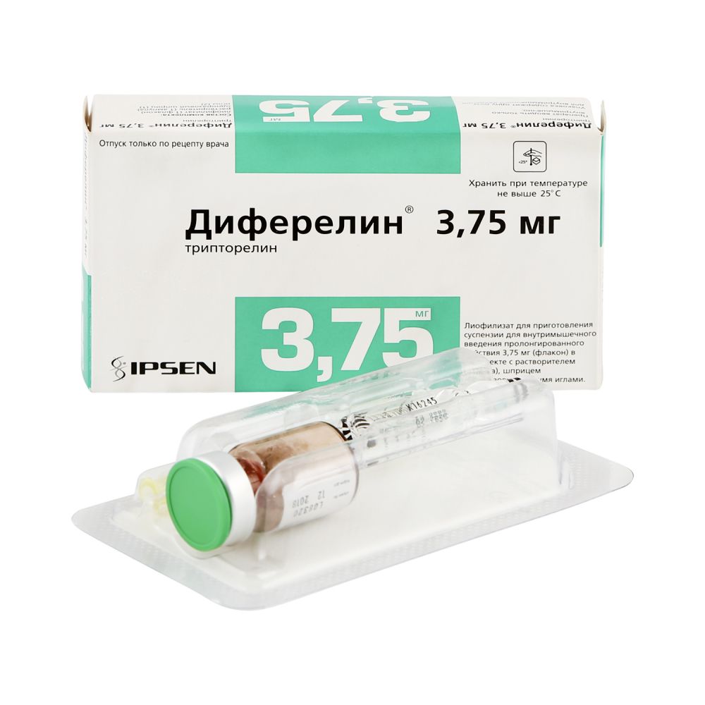 Диферелин+р-ль+шприц пор.д/приг.р-ра 3,75мг №1