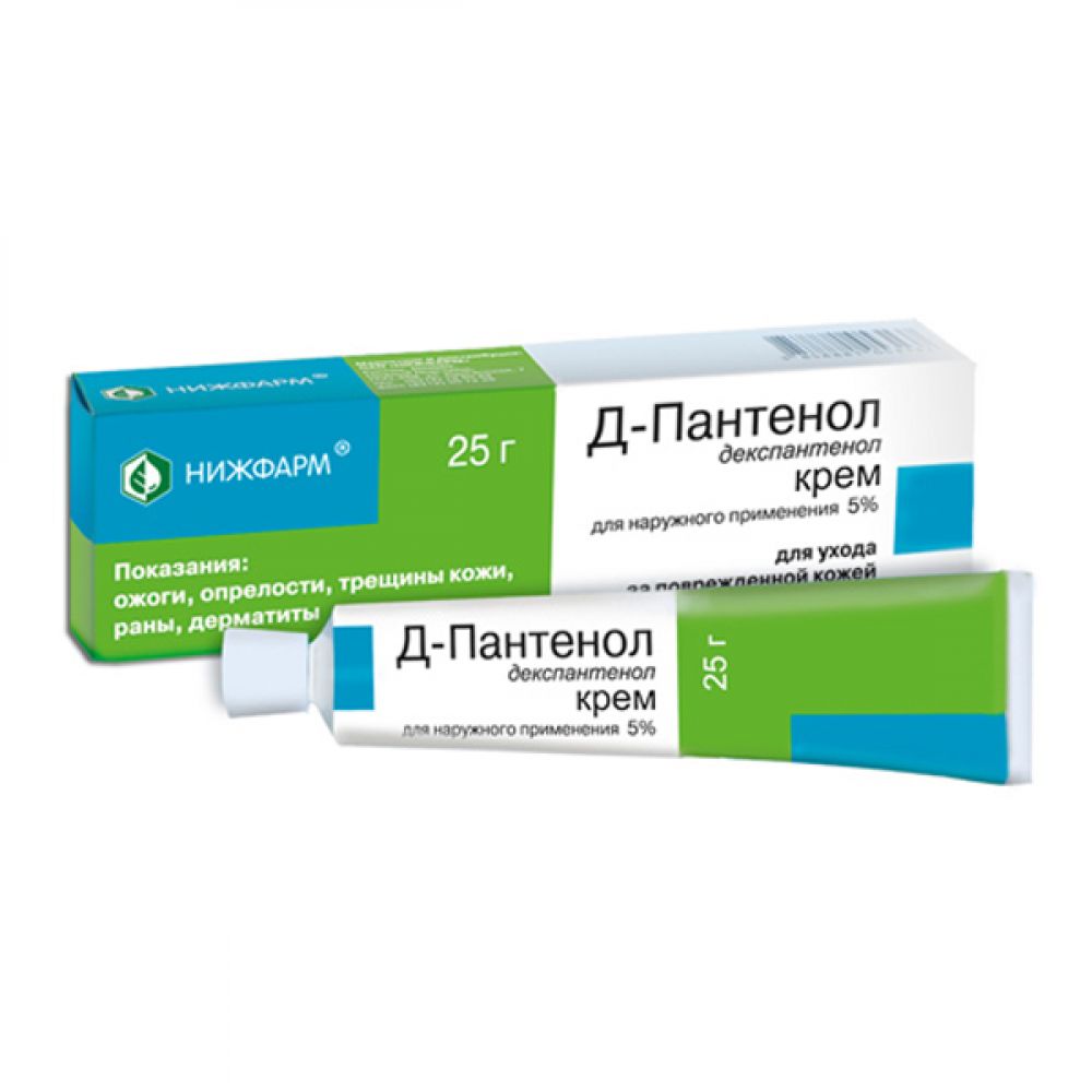 Пантенол-Д крем 5% 25г