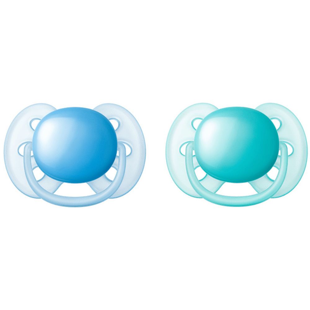 Авент пустышка Ультра Софт от 6 до 18мес д/мальчиков №2 SCF212/22