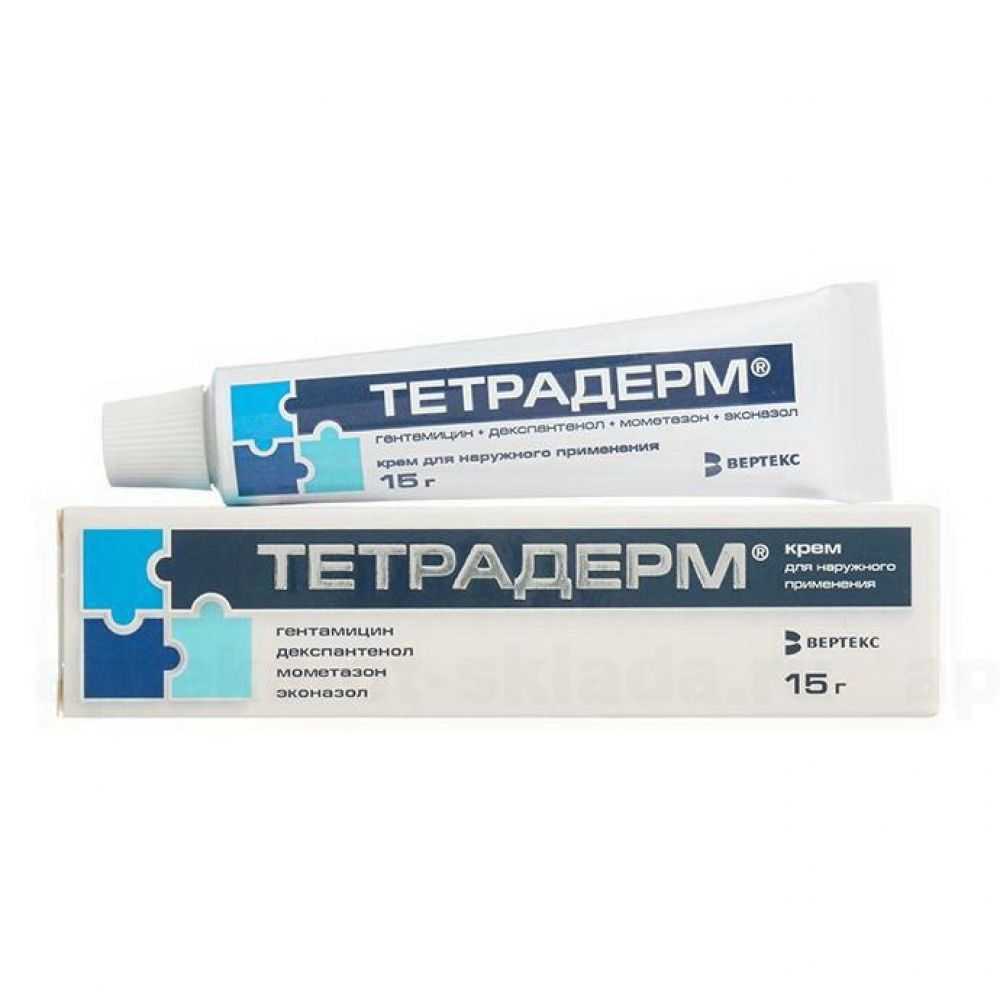 Тетрадерм крем д/наруж.прим. 15г