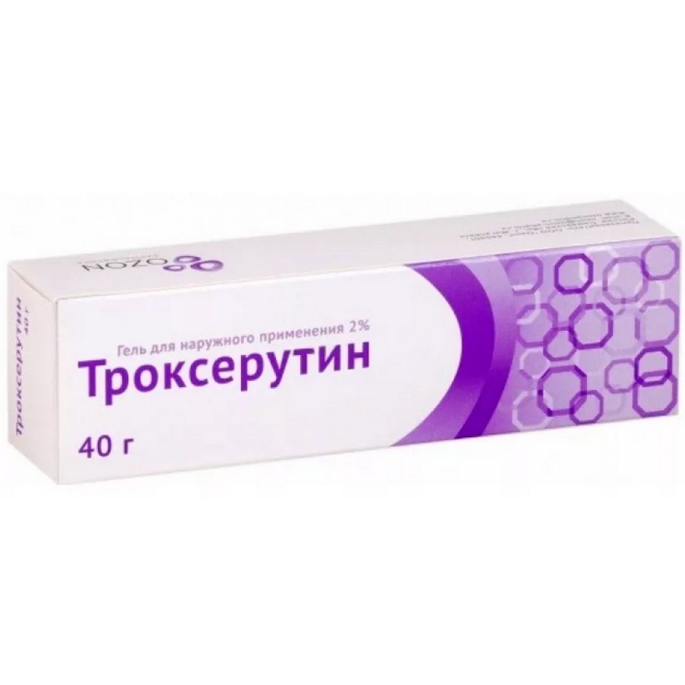 Троксерутин гель 2% 40г