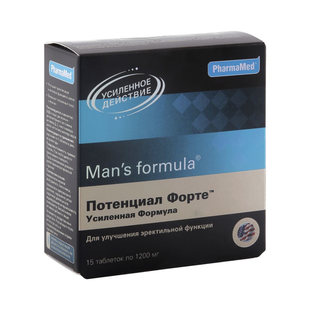 Мен-с формула Потенциал Форте Усиленная формула таб. №15