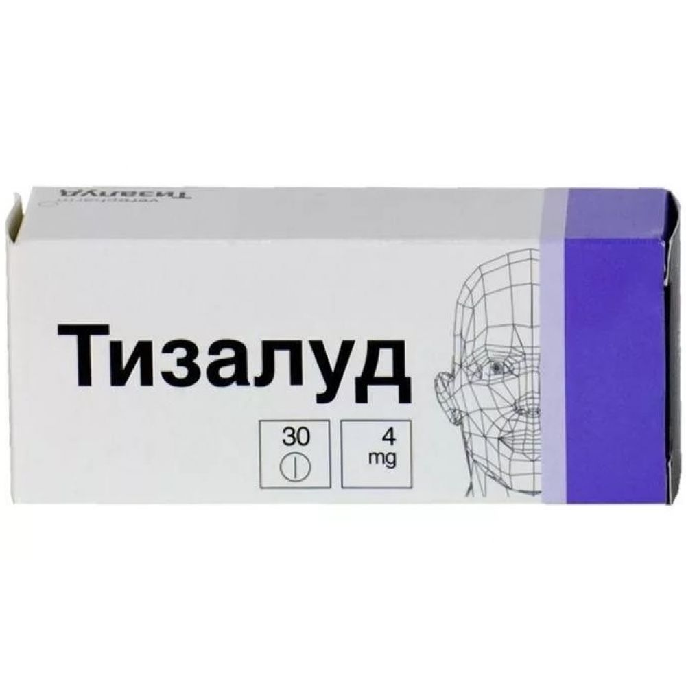 Тизалуд таб. 4мг №30