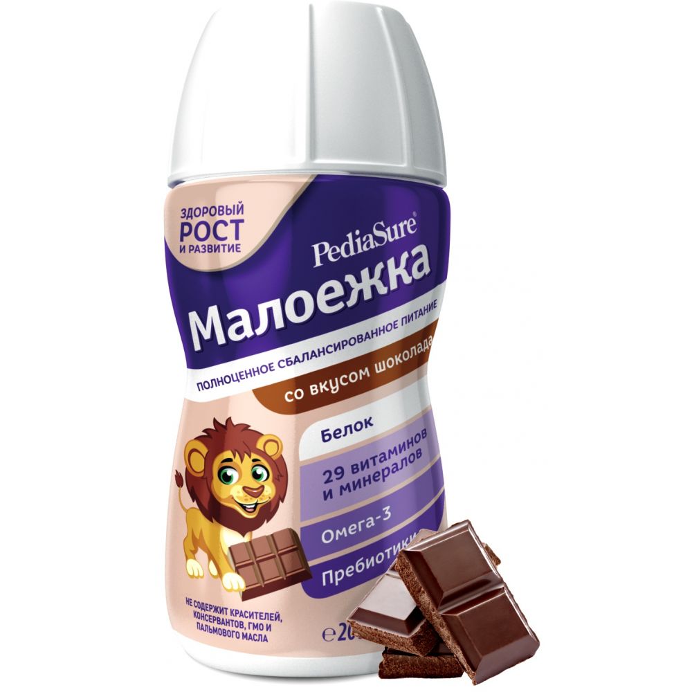 ПедиаШур малоежка шоколад 200мл
