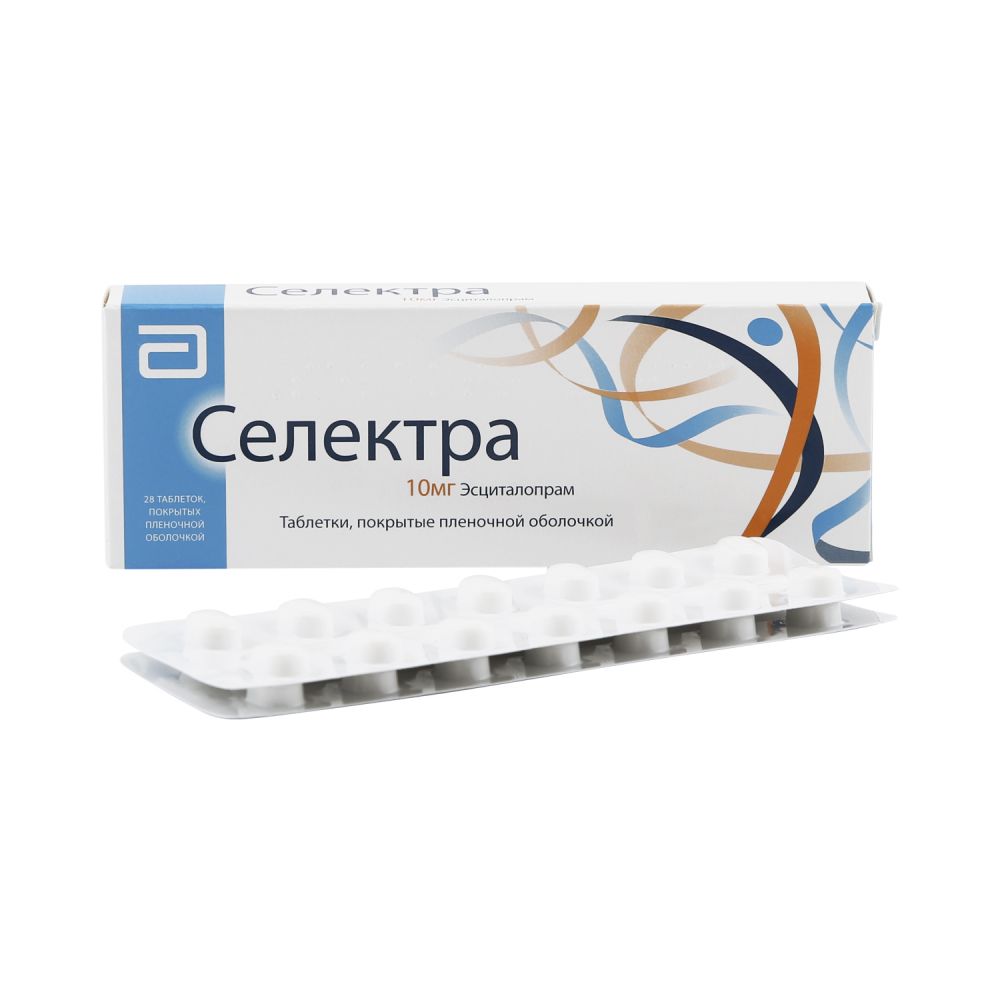Селектра таб.п/о 10мг №28