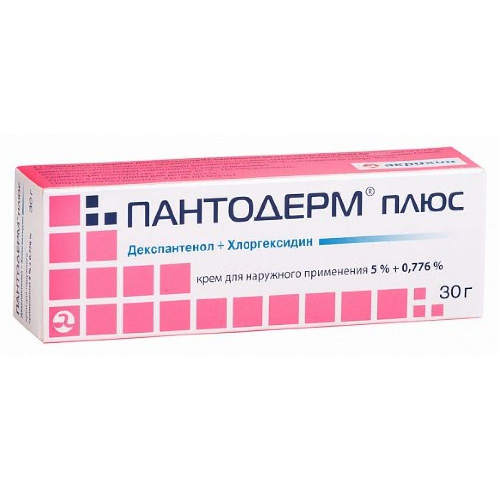 Пантодерм плюс крем д/нар прим 5%+0,776% 30г