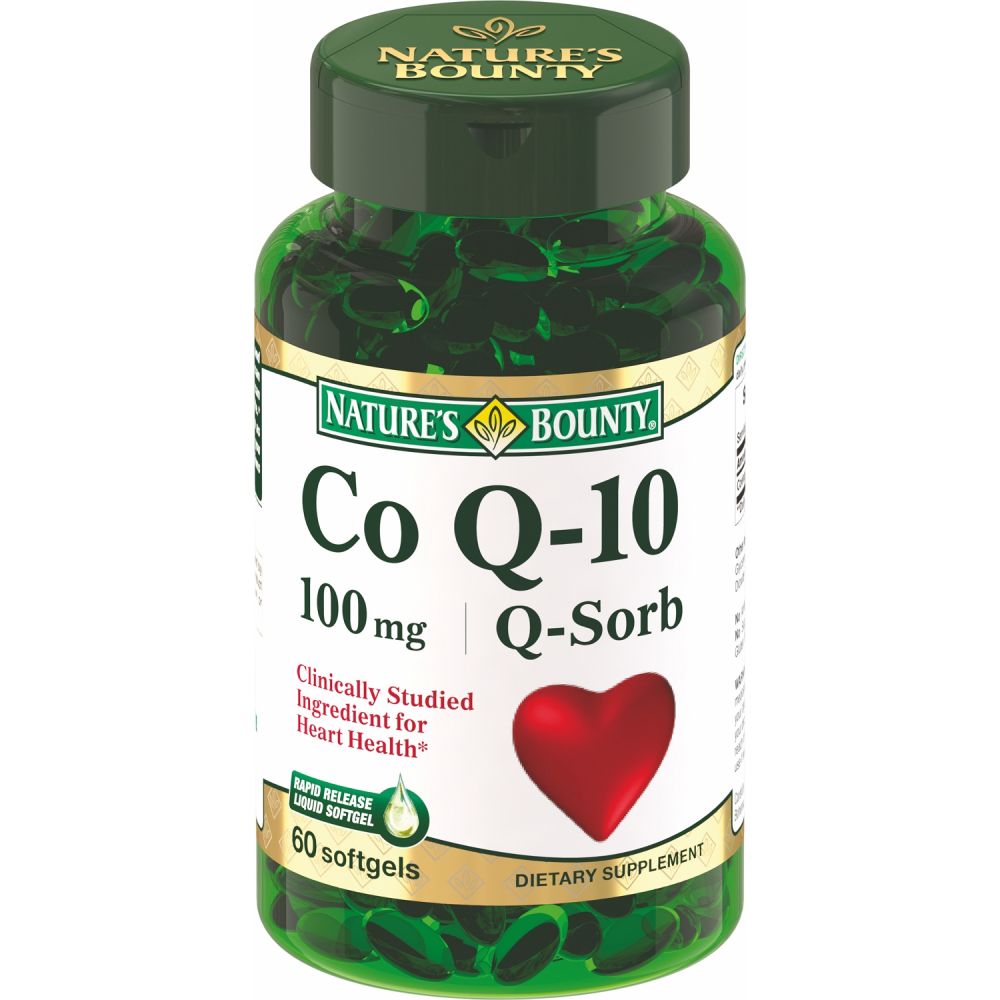 Нэйчес Баунти Коэнзим Q-10 капс. 100мг №60