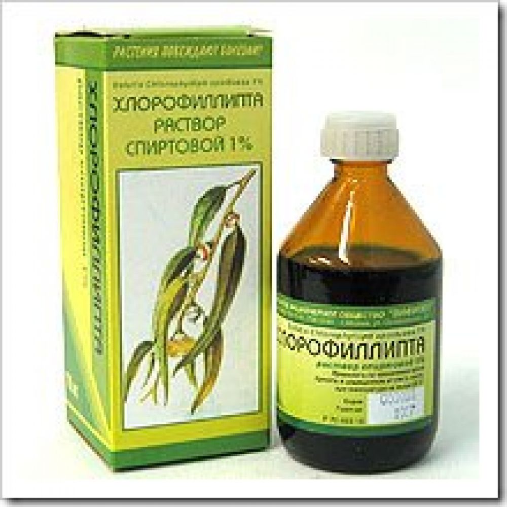 Хлорофиллипт р-р спиртовой 1% 100мл