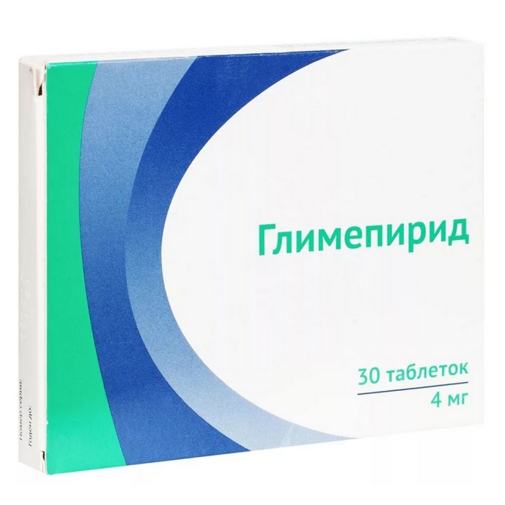 Глимепирид таб. 4мг №30