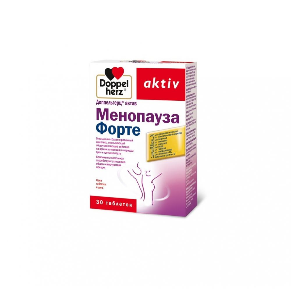 Доппельгерц Актив Менопауза форте таб. №30