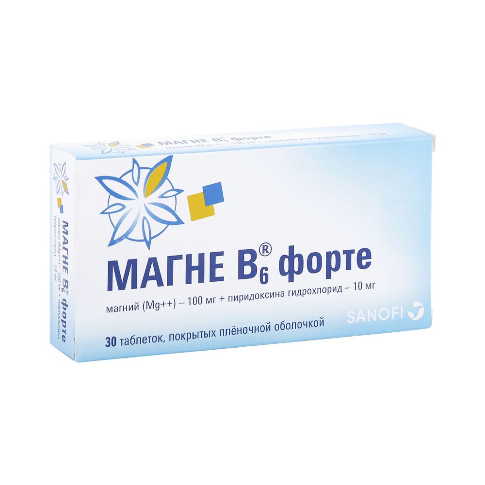 Магне В6 форте таб.п/о №30