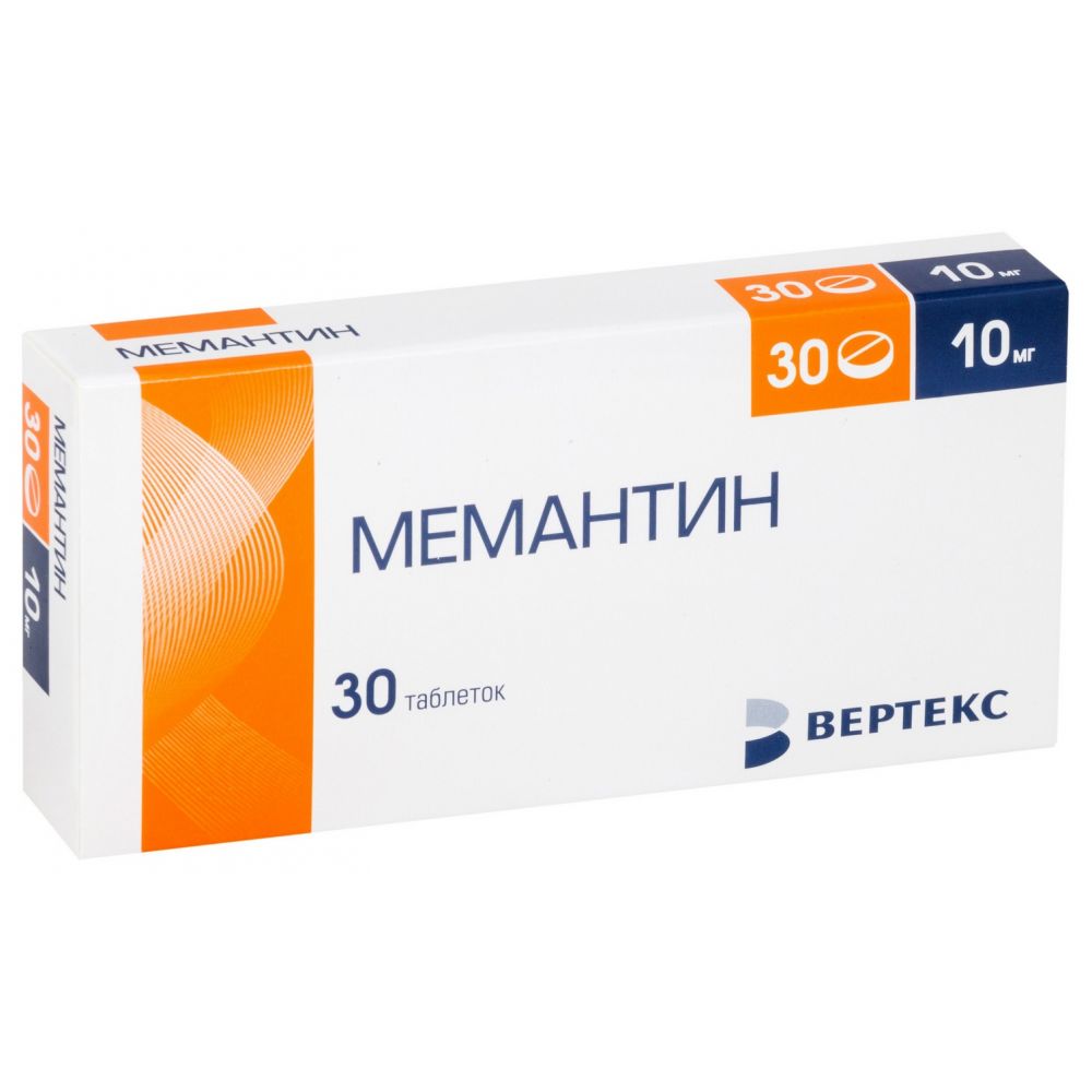 Мемантин таб.п/о 10мг №30