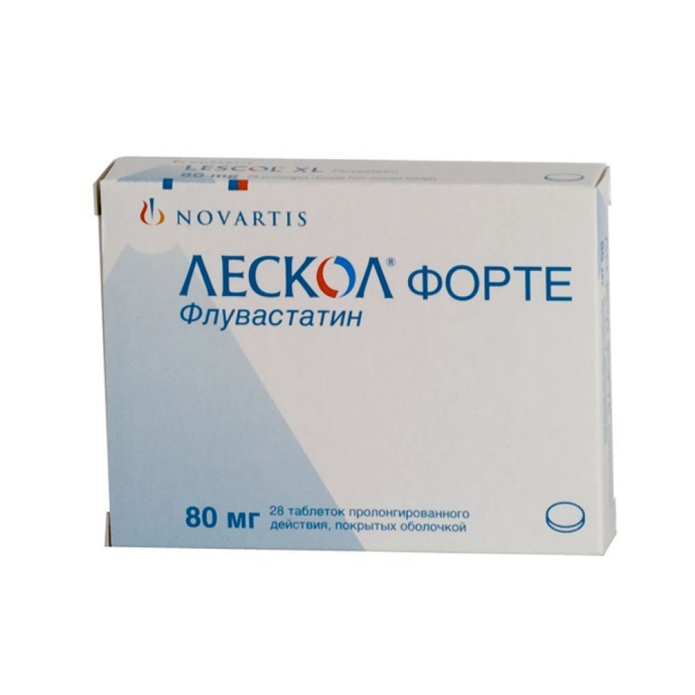 Лескол форте таб.прол.д-ия 80мг №28