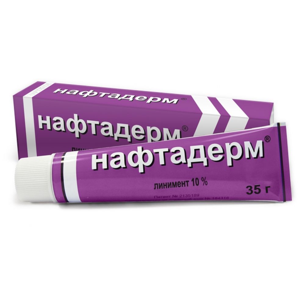 Нафтадерм линимент 10% 35г