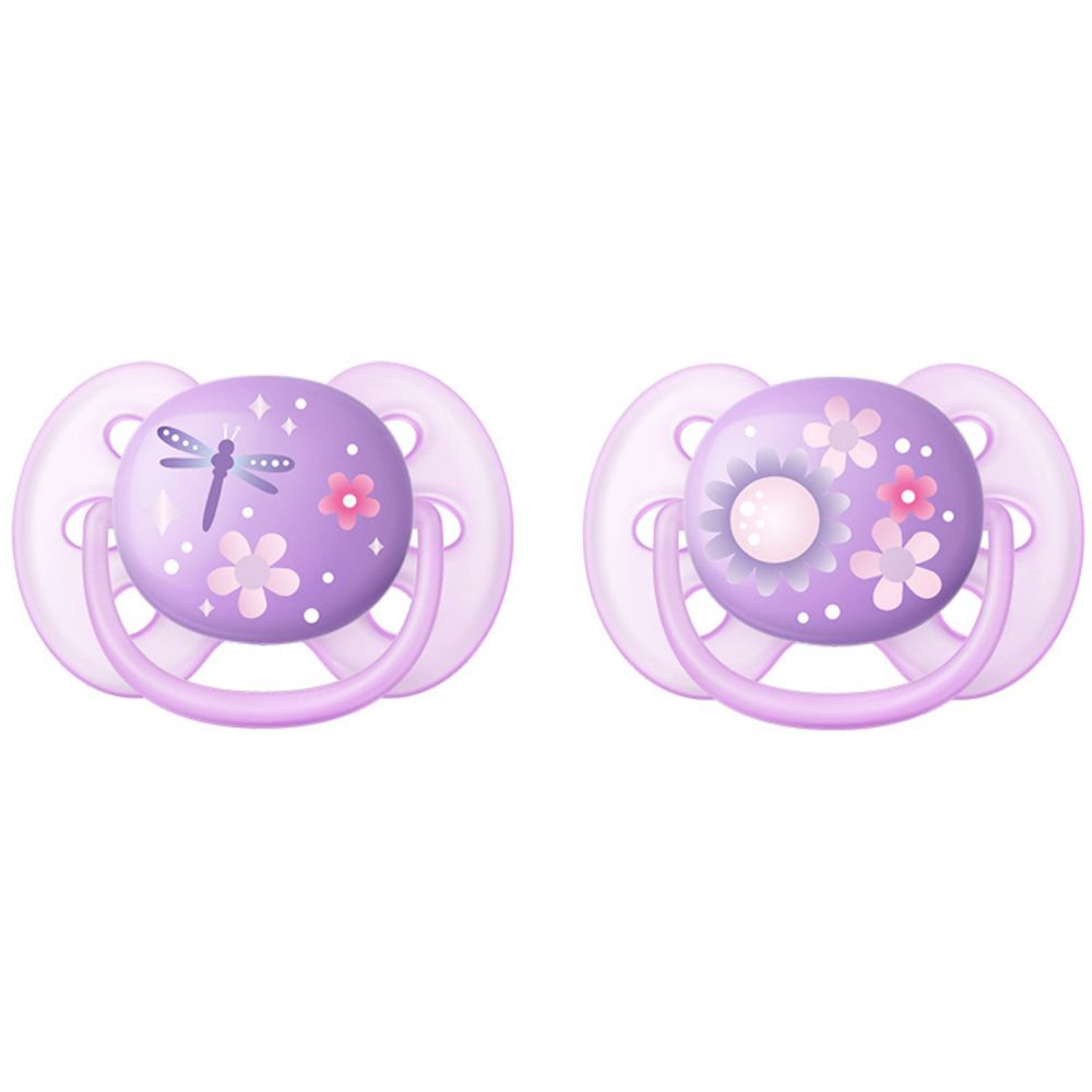 Авент пустышка Ультра Софт от 0 до 6мес д/девочек №2 SCF227/20