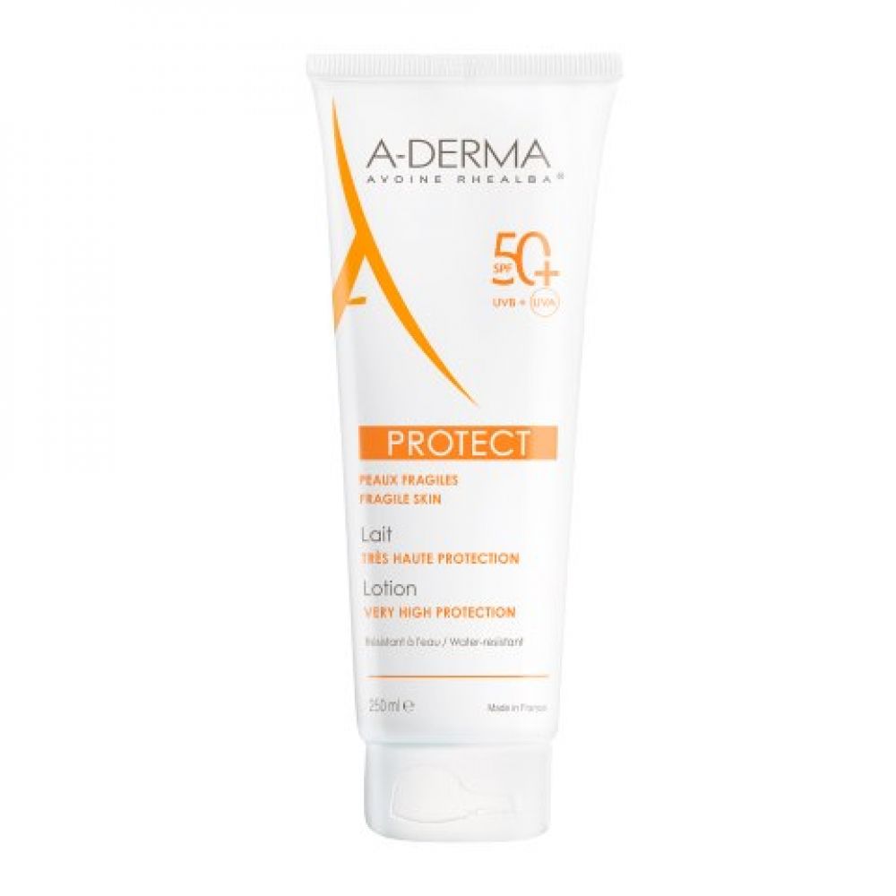 А-Дерма лосьон солнцезащитный SPF50+ 250мл