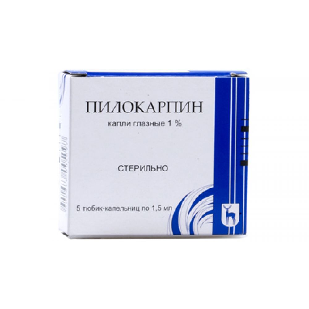 Пилокарпина г/хл тюб.-кап. 1% 1,5мл №5