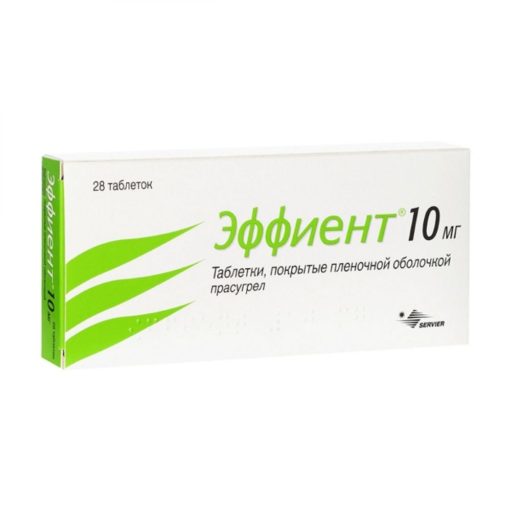 Эффиент таб.п/о плен. 0,01 №28