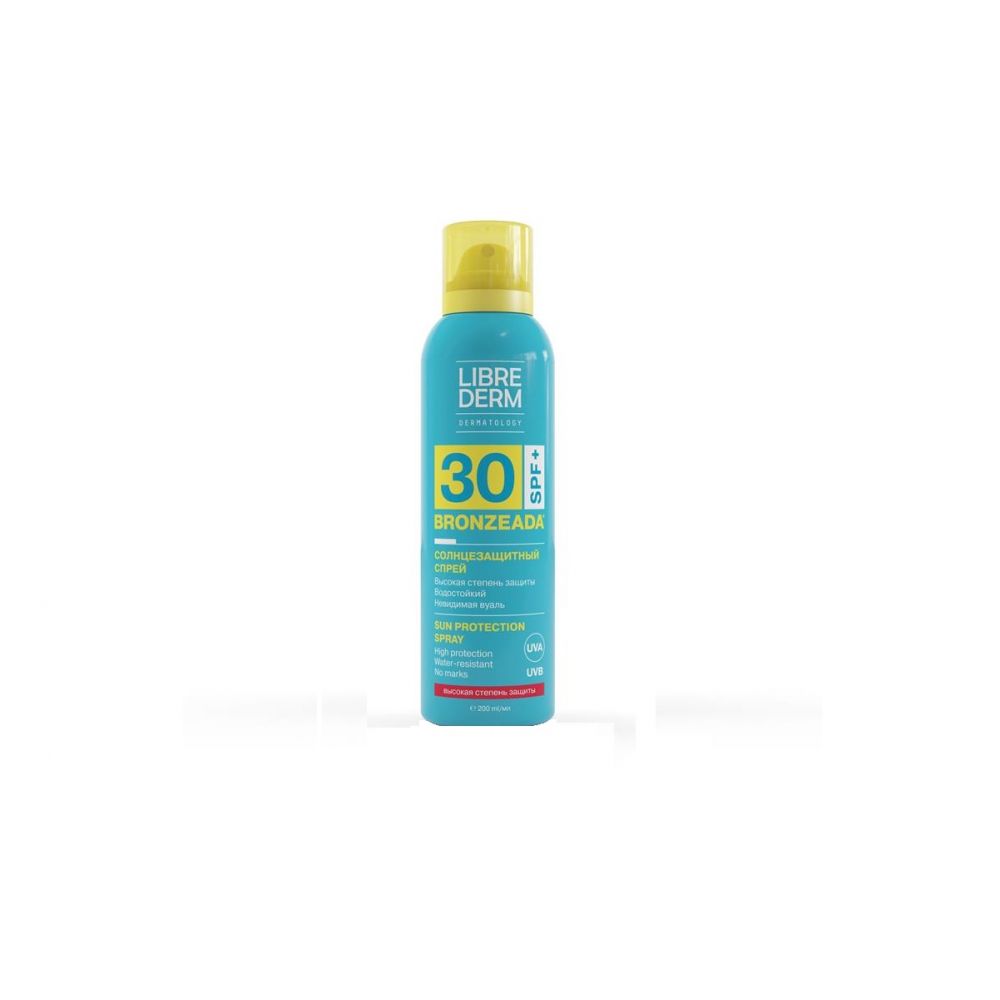Либридерм Бронзиада спрей солнцезащитный SPF30 200мл