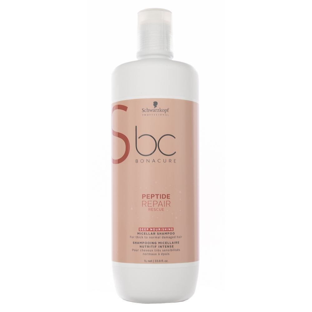 Шварцкопф Профессионал BC Peptide Repair Rescue Интенсивный питательный мицеллярный шампунь 1000мл