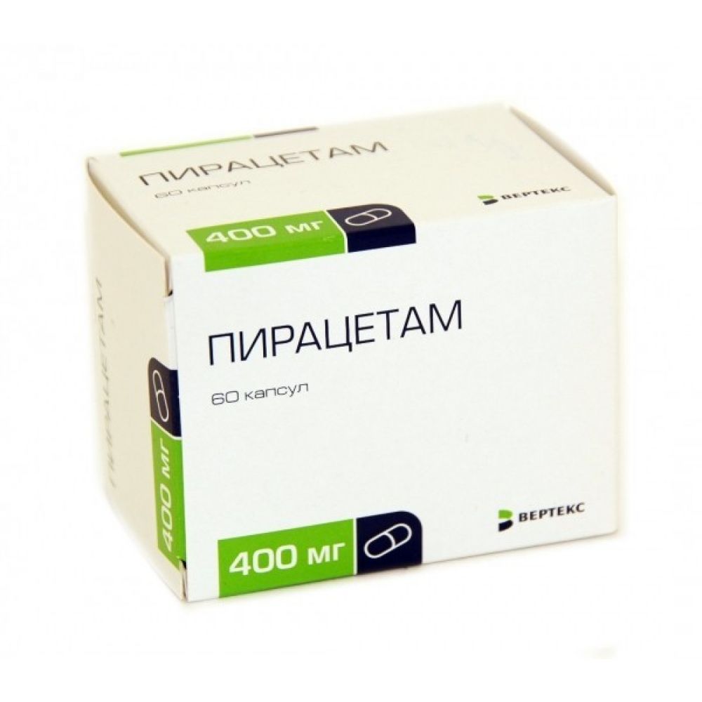 Пирацетам капс. 400мг №60