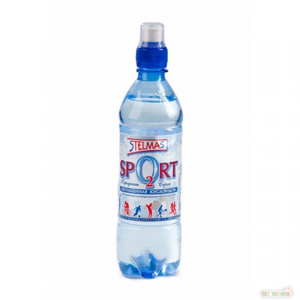 Стэлмас вода питьевая О2 Спорт 0,6л