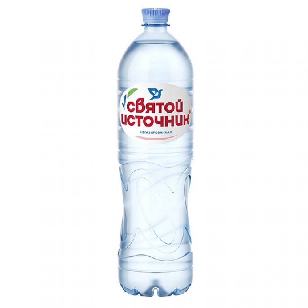 Святой источник вода минеральная без газа ПЭТ 1,5л