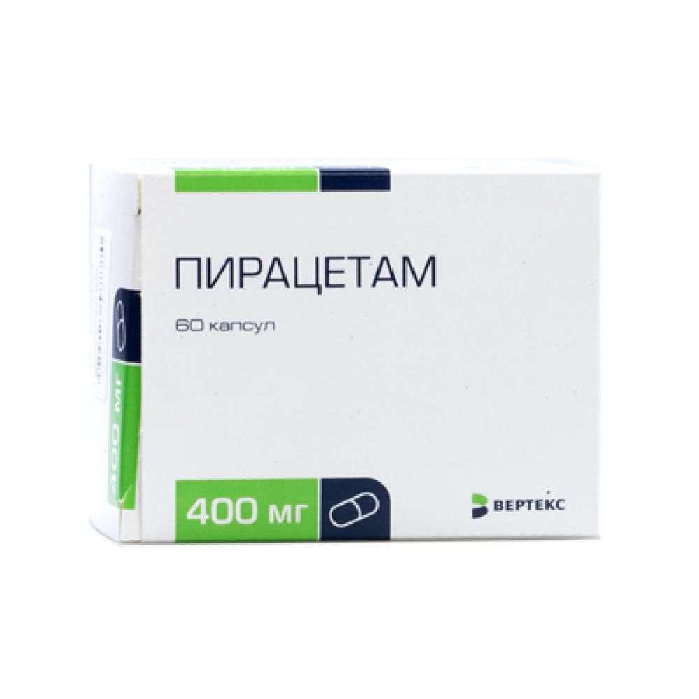 Пирацетам капс. 400мг №60