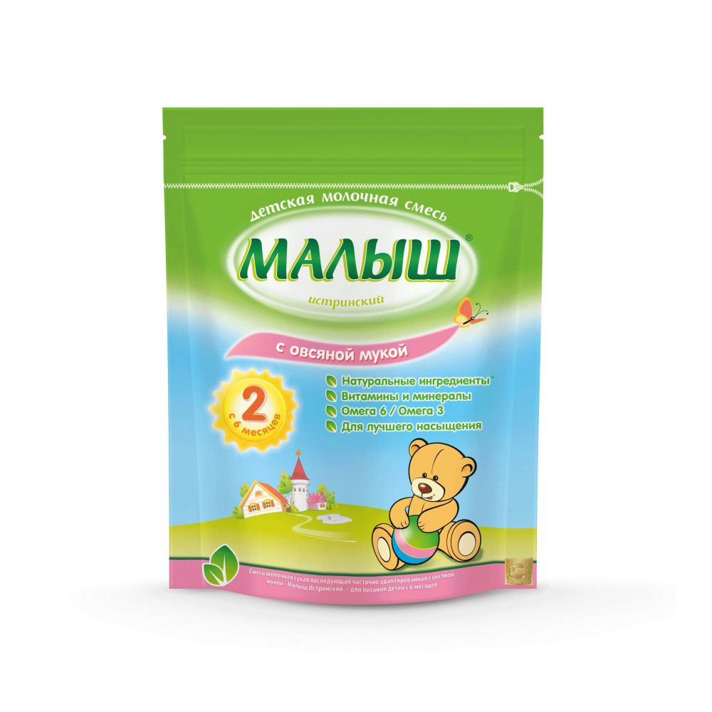 Малыш смесь молочная овсяная мука от 6мес. 350г